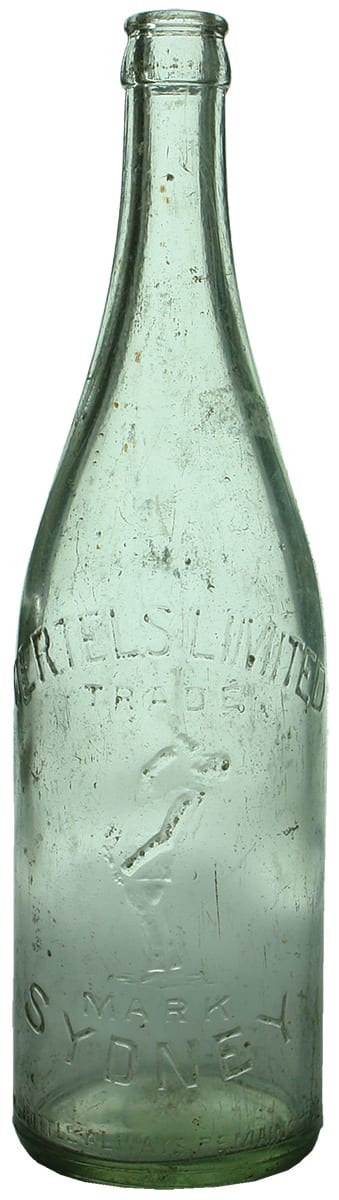 Oertels Sydney Drinking Man Crown Seal Bottle