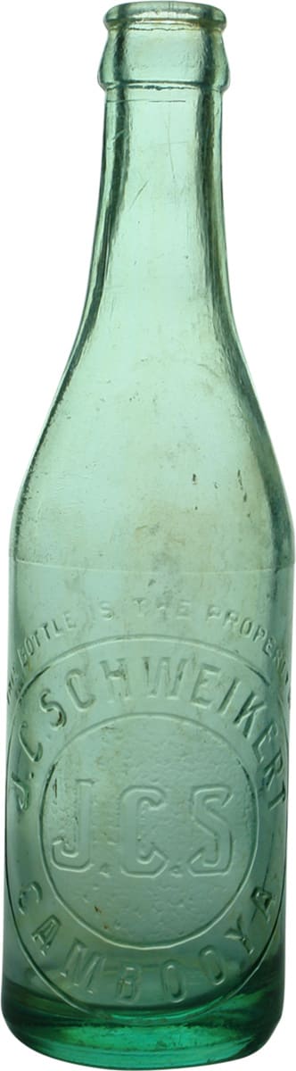 Schweikert Cambooya Crown Seal Vintage Bottle