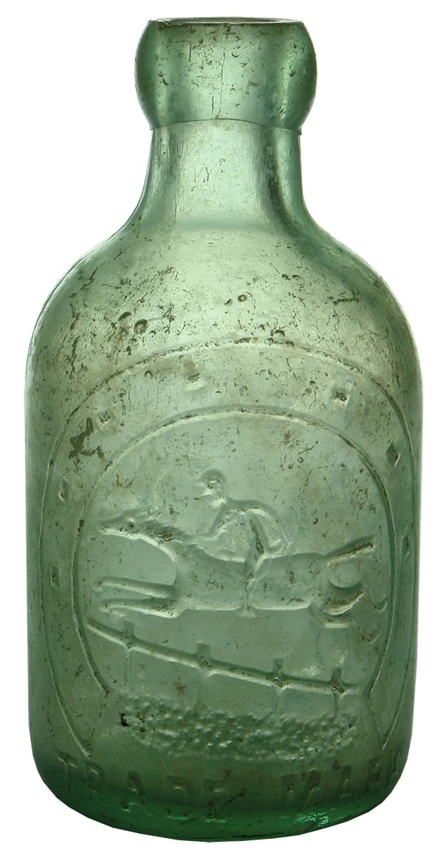 Moonee Valley Company Melbourne Horse Jockey Bottle