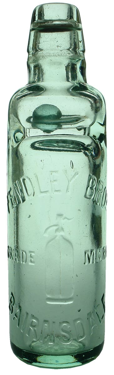 Fendley Bairnsdale Soda Syphon Codd Bottle