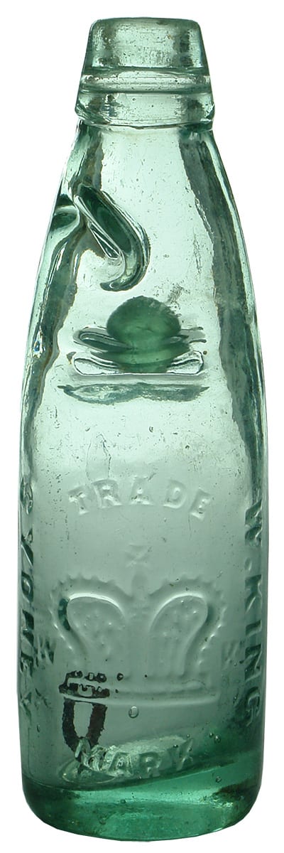 King Sydney Crown Codd Marble Bottle