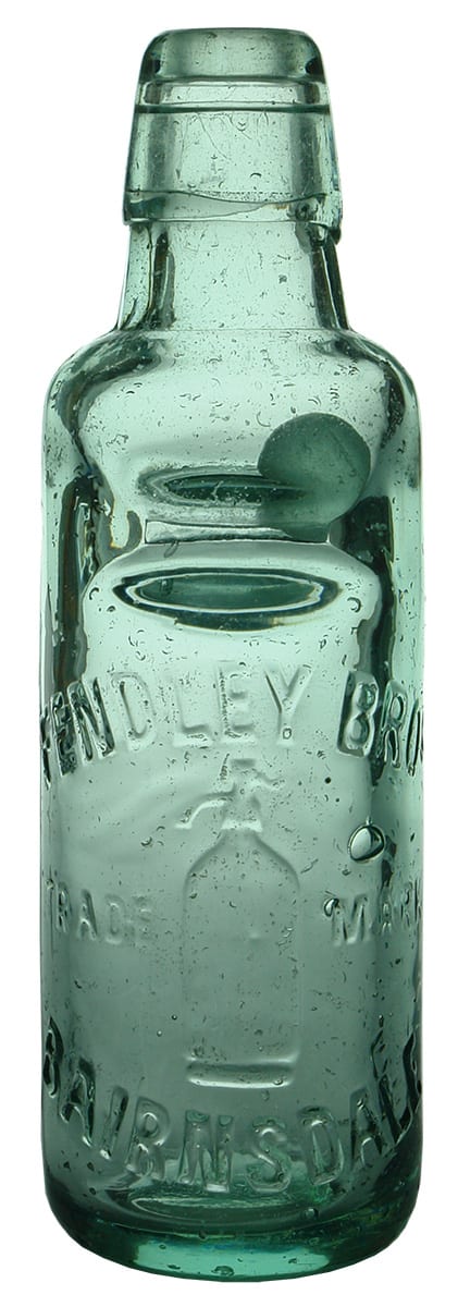 Fendley Bairnsdale Soda Syphon Codd Bottle
