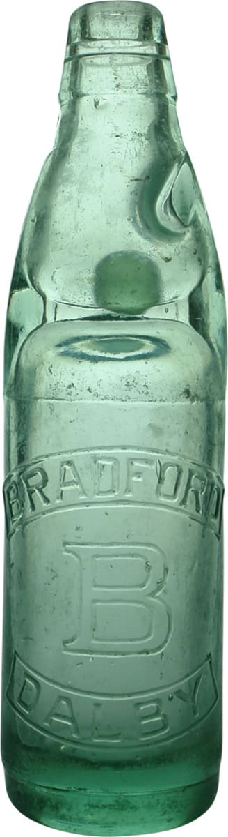 Bradford Dalby Antique Codd Marble Bottle