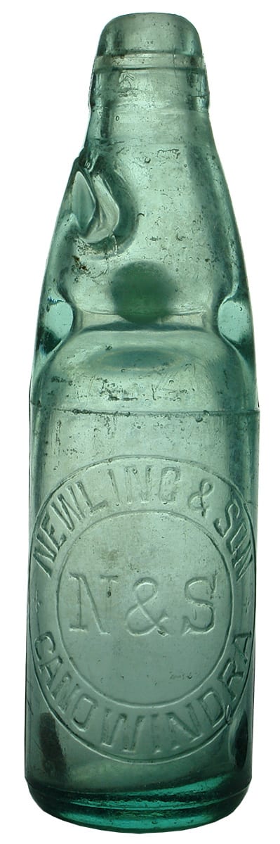 Newling Canowindra Antique Codd Marble Bottle