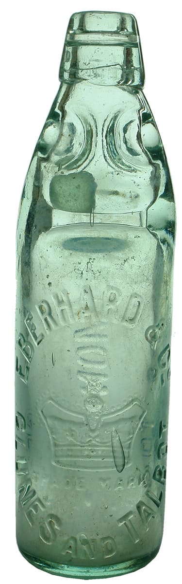 Eberhard Clunes Talbot Crown Antique Codd Bottle