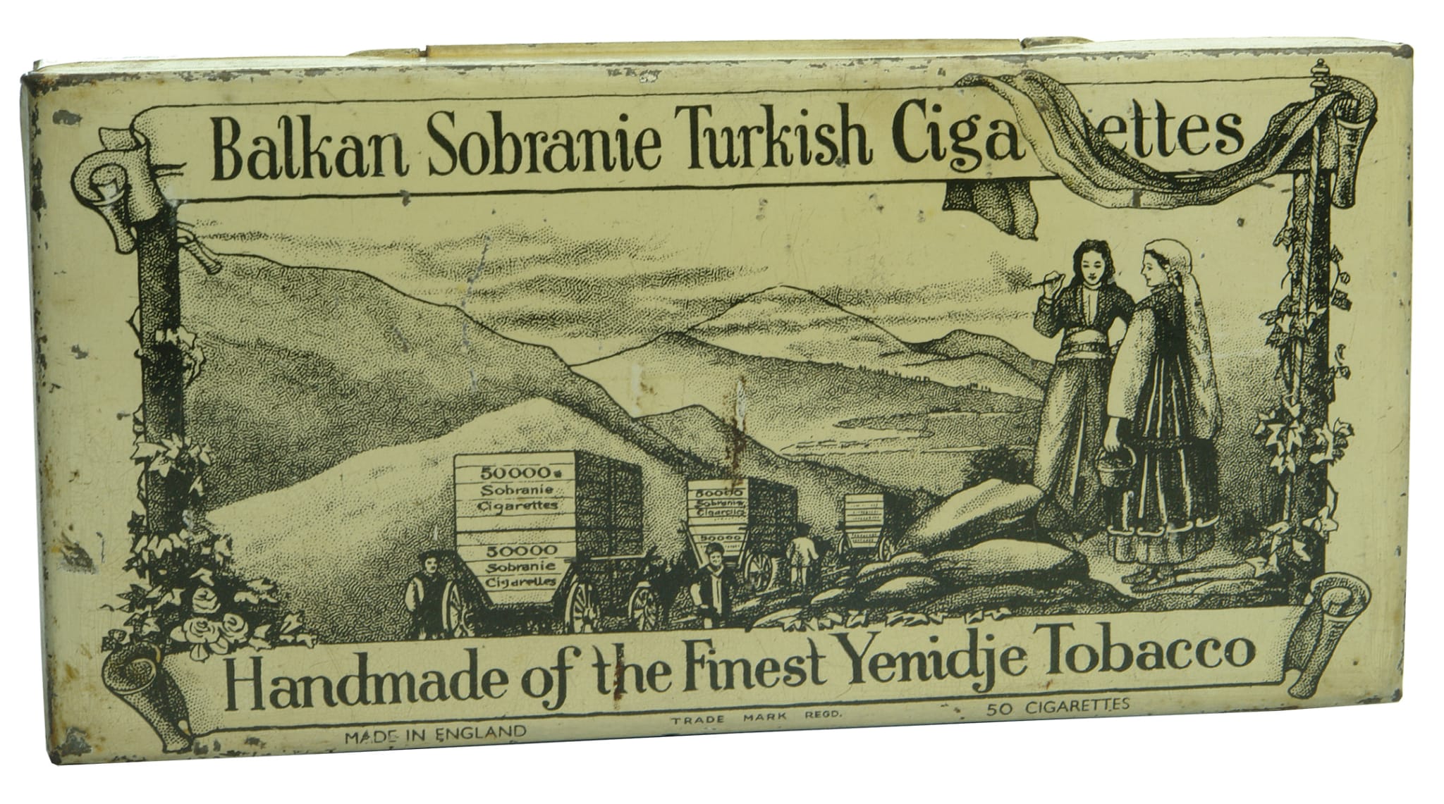 Balkan Sobranie Turkish Cigarettes London Tin