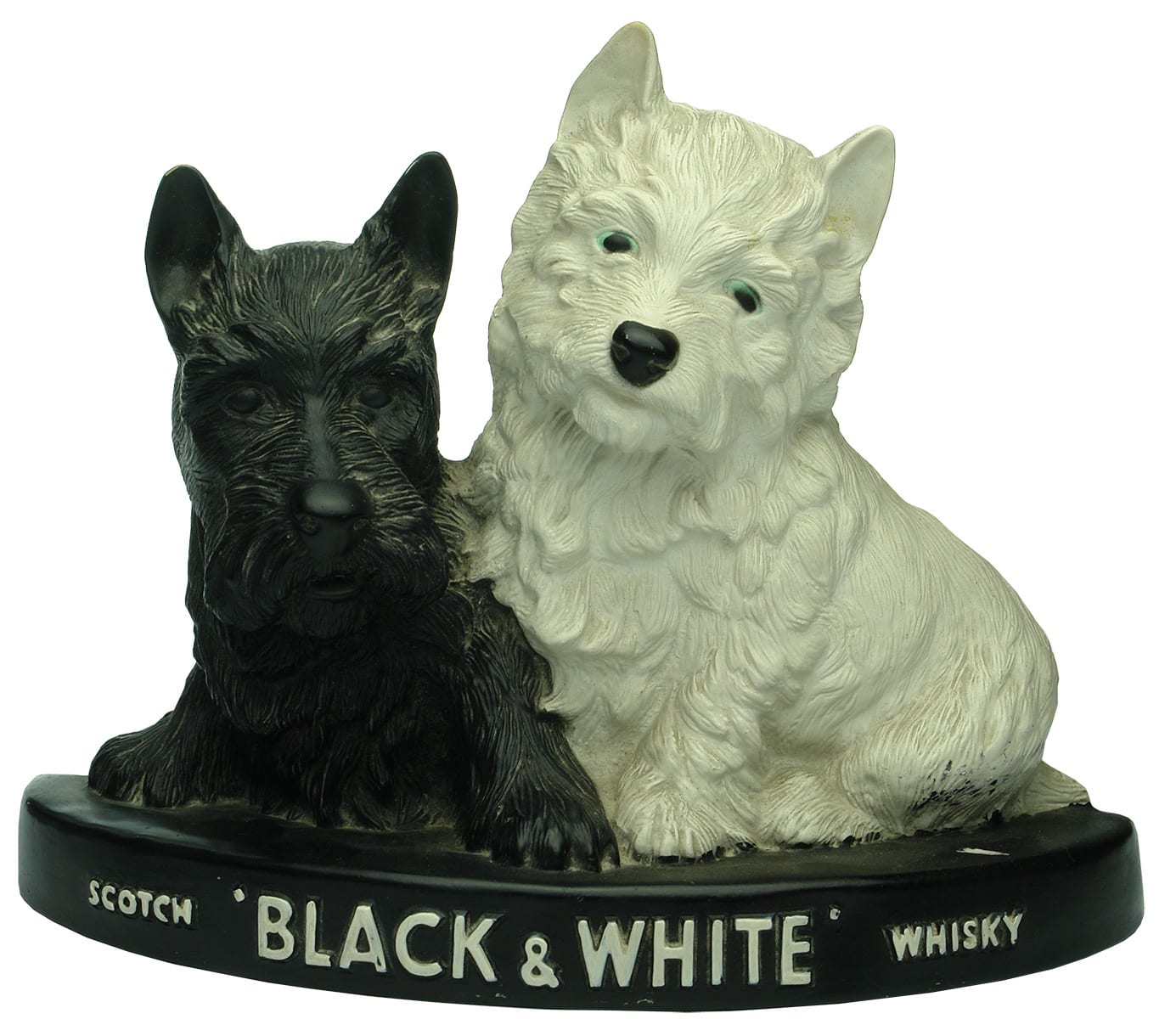 Black White Plastic Scotty Dog Advertising