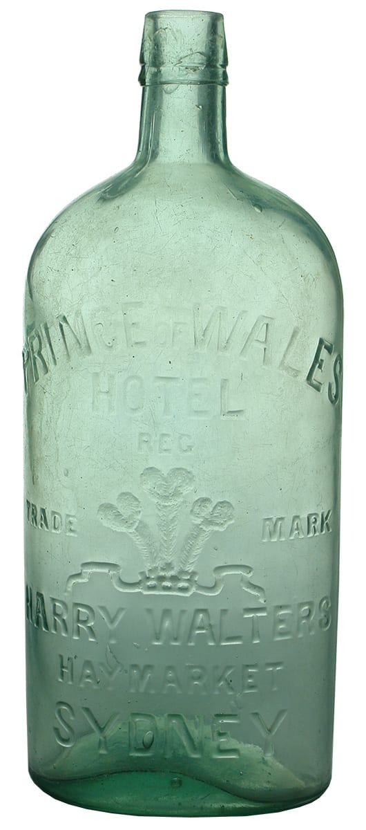 Prince Wales Hotel Harry Walters Sydney Bottle