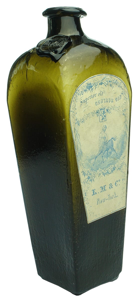 Centaur Gin New York Antique Bottle