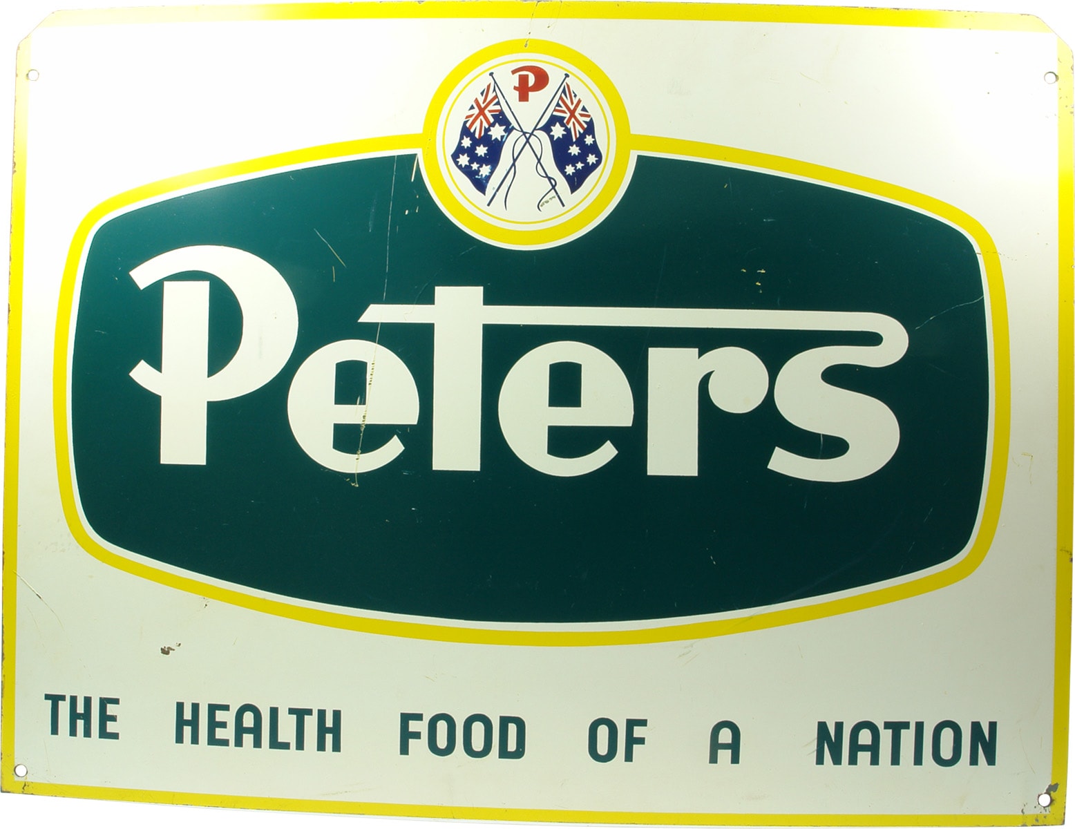 Peters Health Food Nation Tin Sign