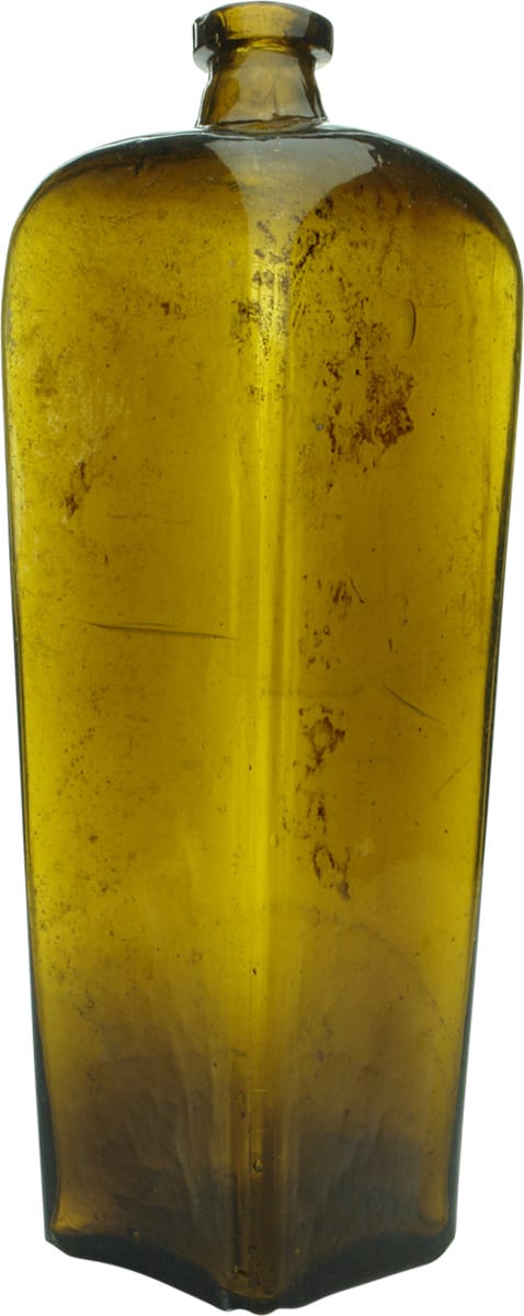 Olive Amber Pigsnout Gin Bottle