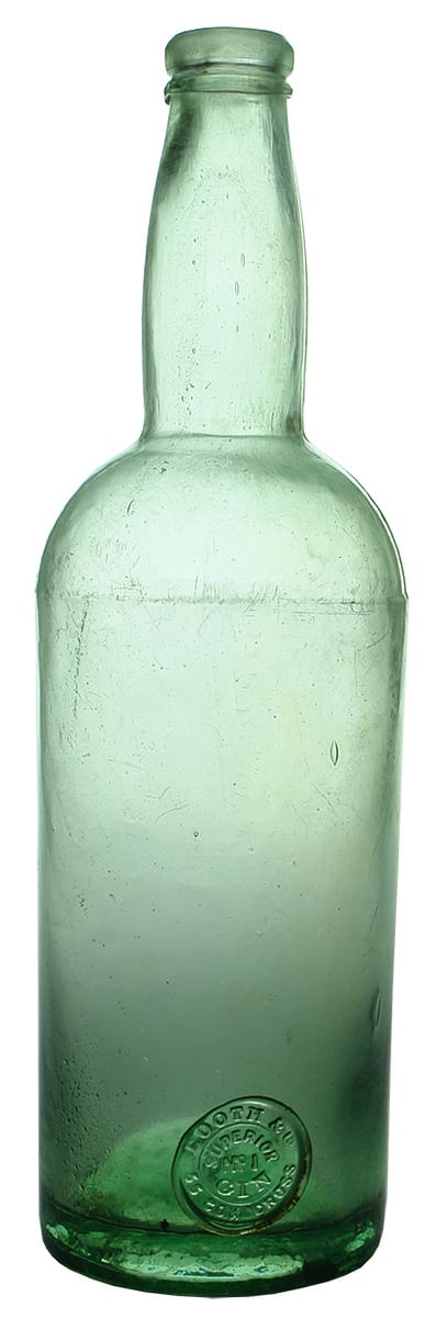 Booth Superior Gin Cow Cross Sealed Bottle