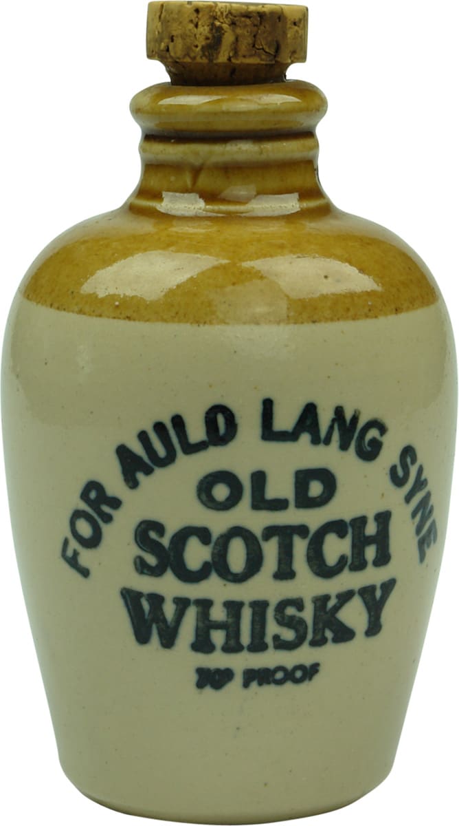 For Auld Lang Syne Scotch Whisky Miniature Jug