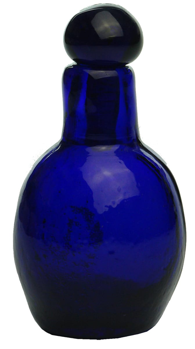 Cobalt Blue Pontil Bottle