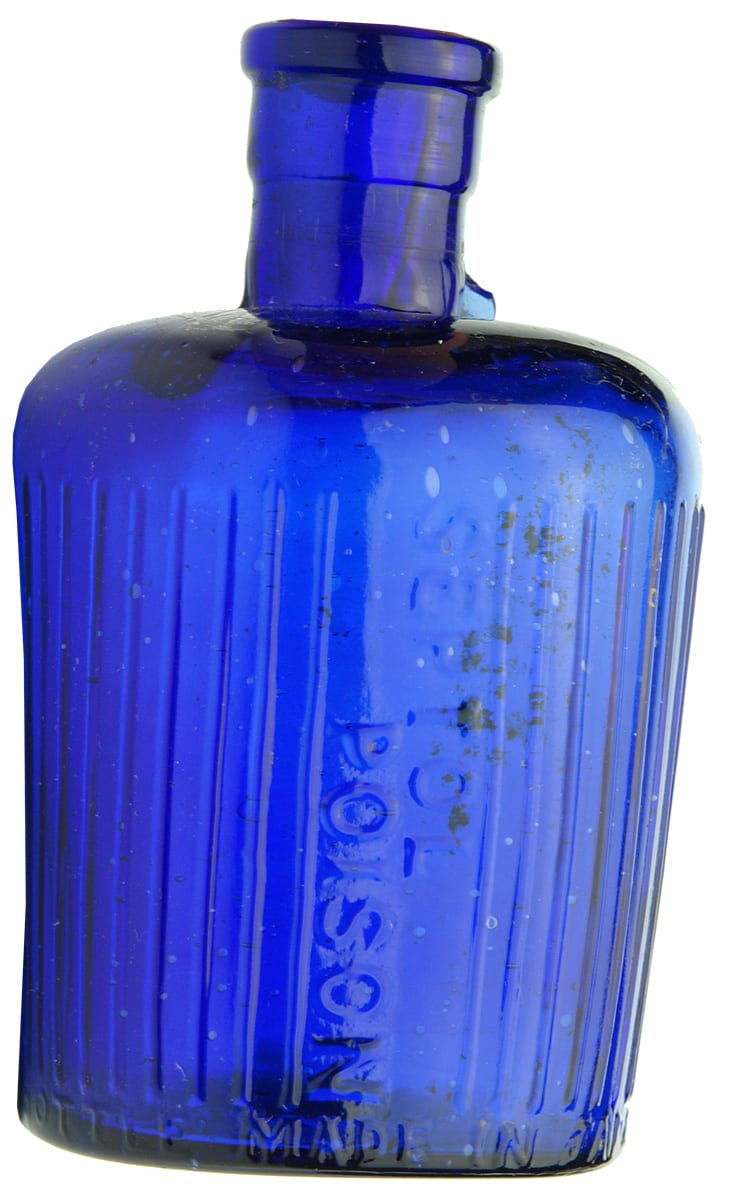 Septol Poison Cobalt Blue Lysol Bottle