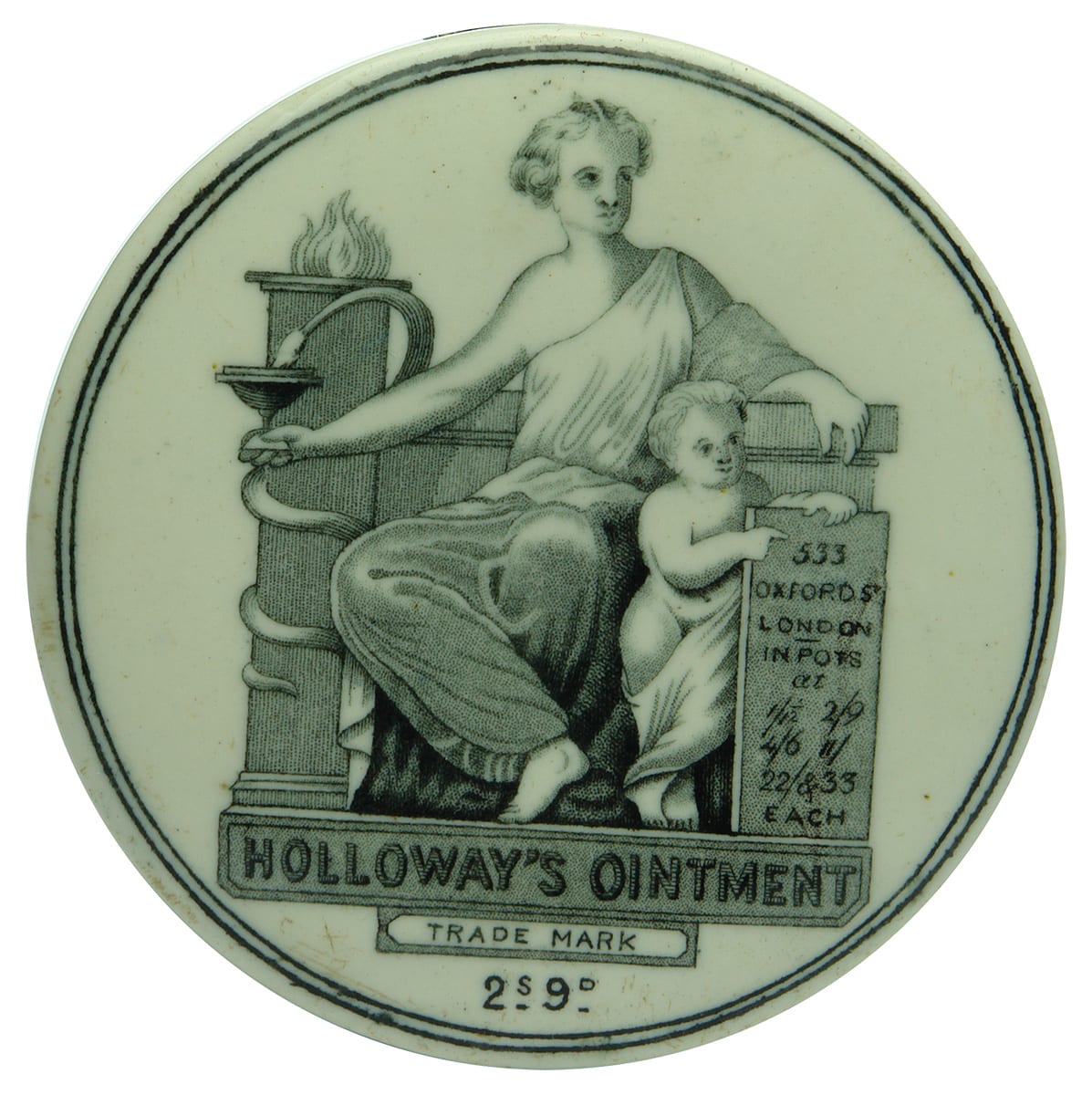 Holloway's Ointment Pot Lid