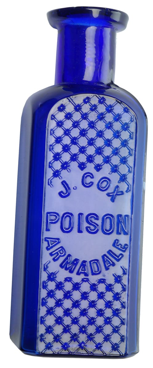 Cox Poison Armadale Blue Bottle