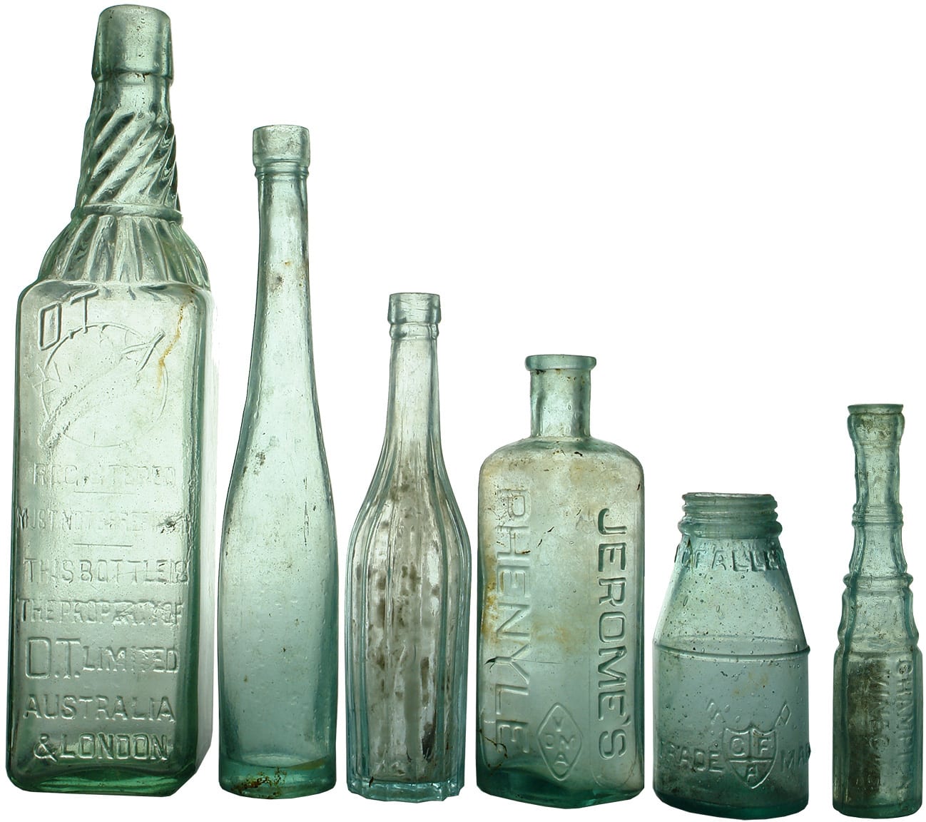 Collection Antique Bottles