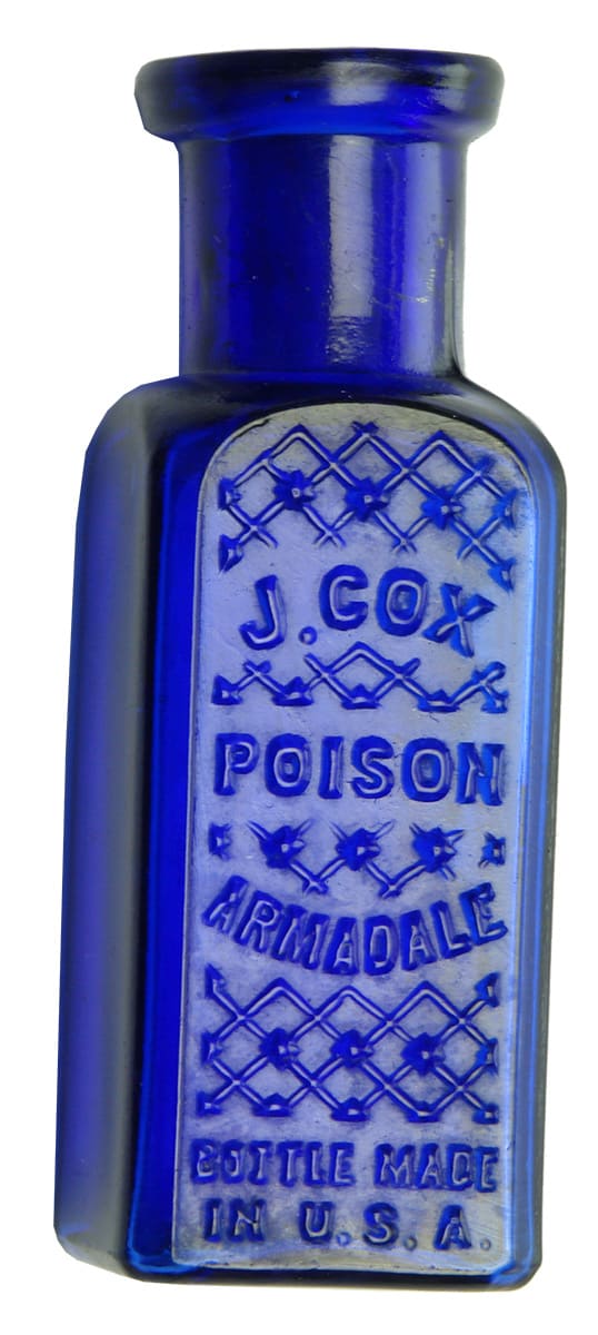 Cox Poison Armadale Blue Bottle