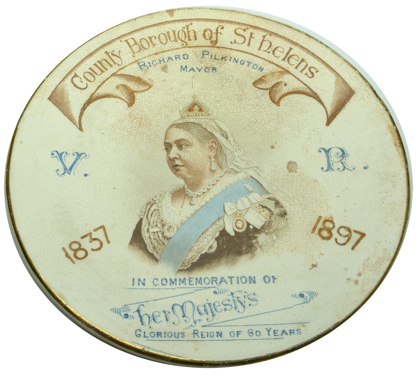 County Borough St Helens Queen Victoria Jubilee