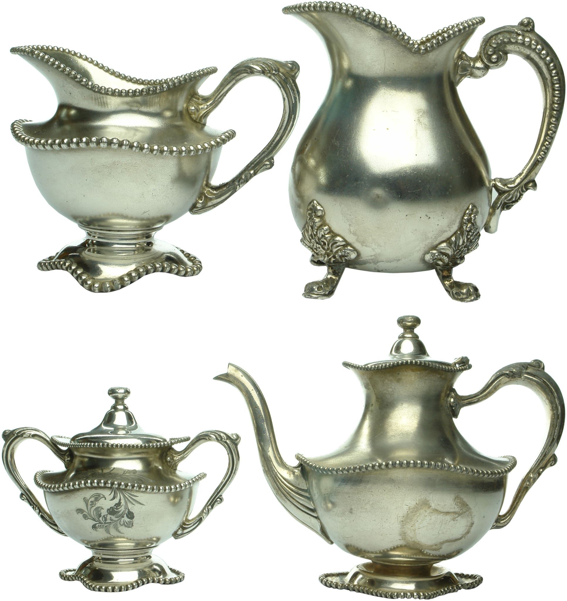 Barbour Silver Plate Jugs Pots