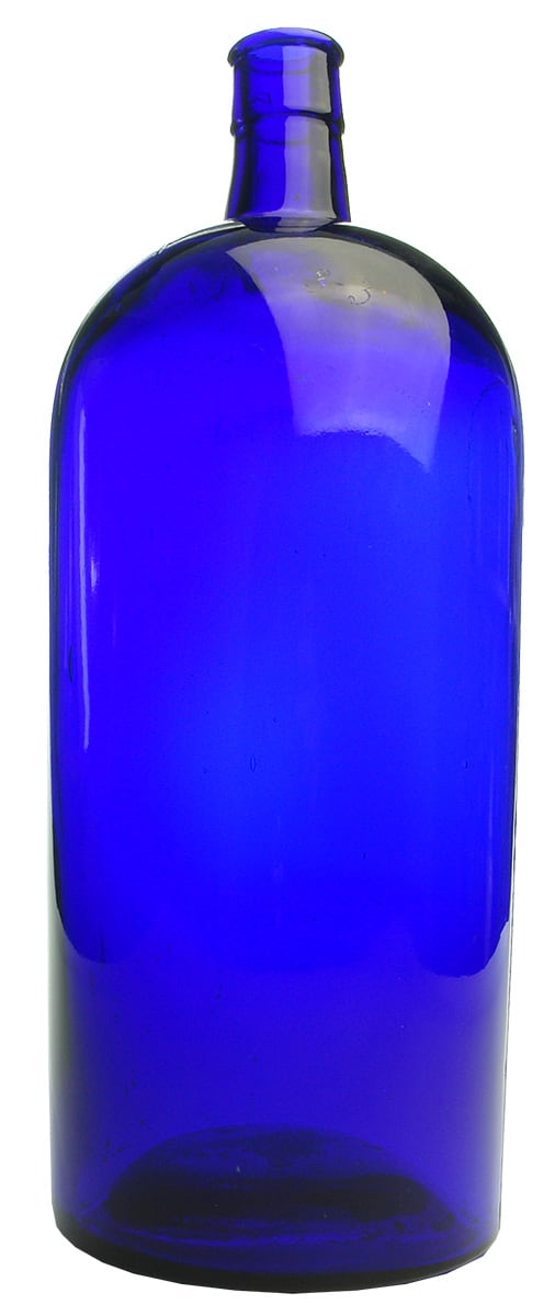 Cobalt Blue Glass Essence Bottle