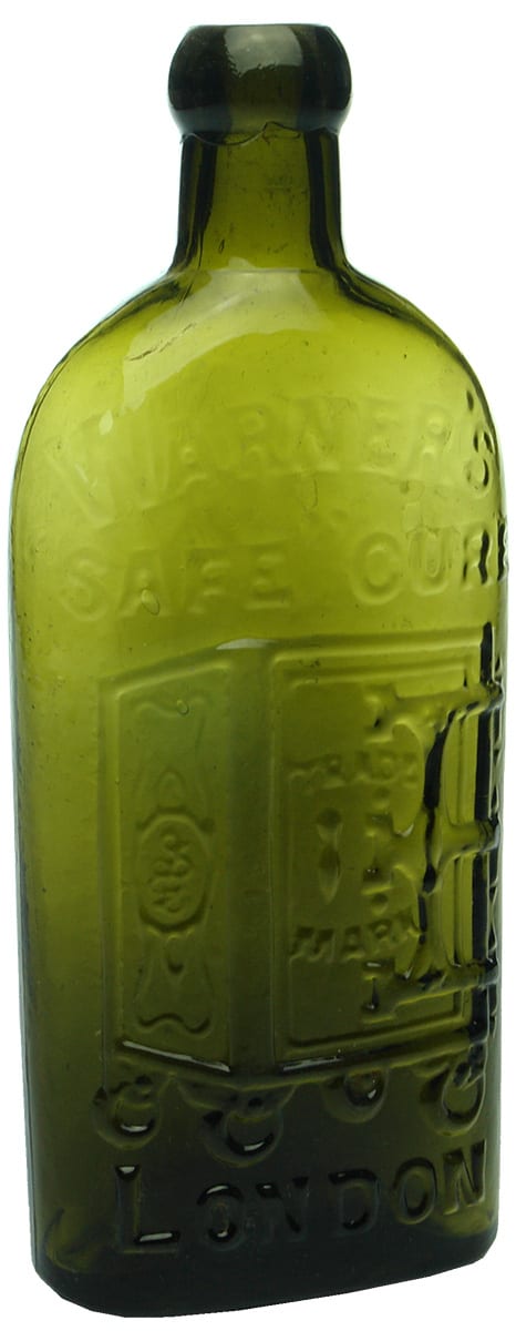 Warner's Safe Cure London Green Bottle