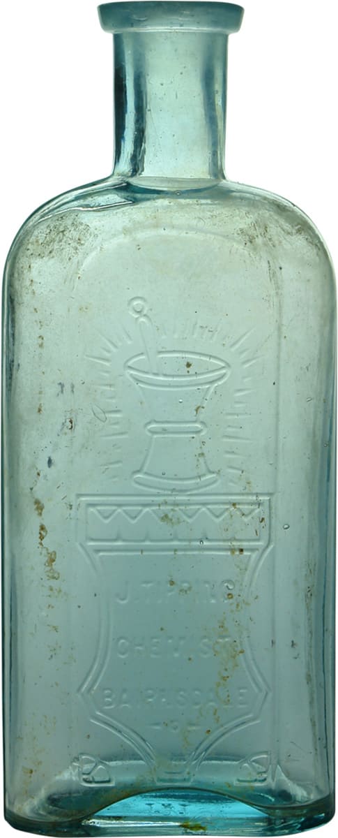 Tipping Bairnsdale Antique Chemist Prescription Bottle