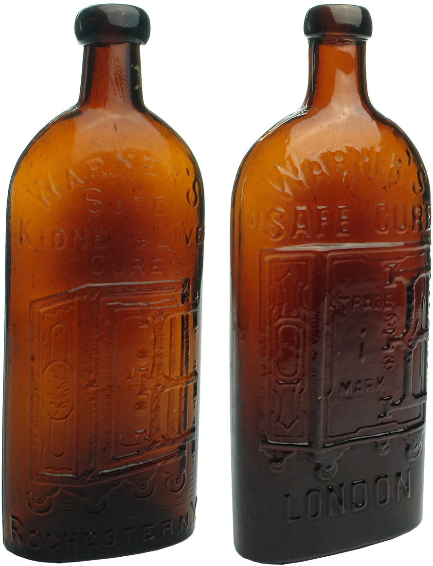 Collection Warners Safe Cure Bottles