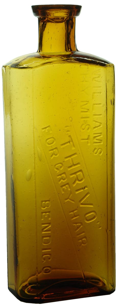 Williams Bendigo Thrivo Amber Glass Bottle