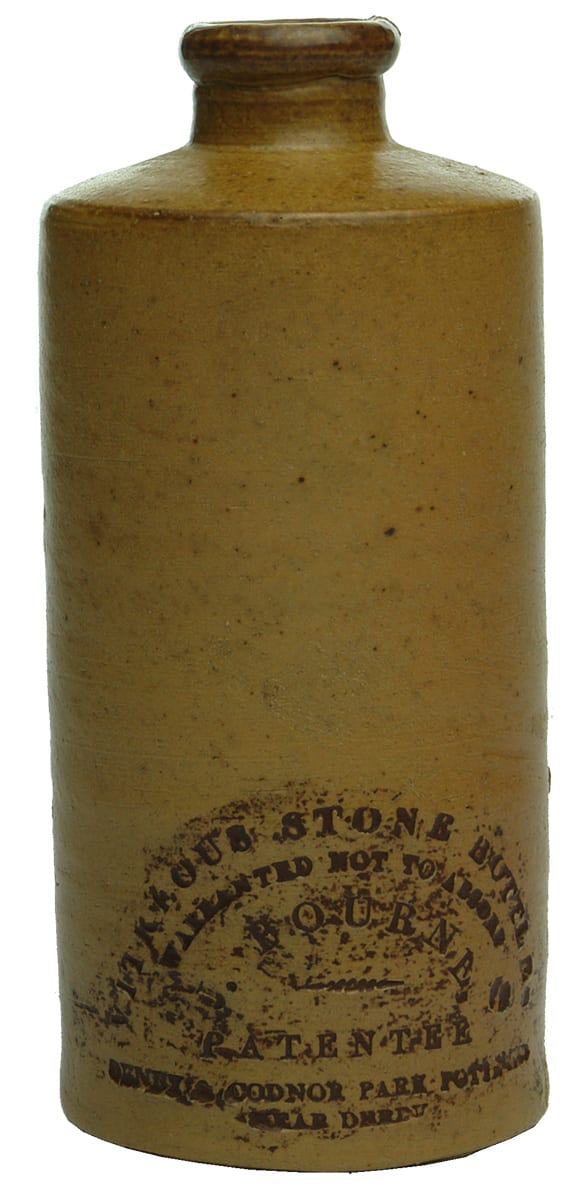 Bourne Patentee Derby Stone Ink Bottle