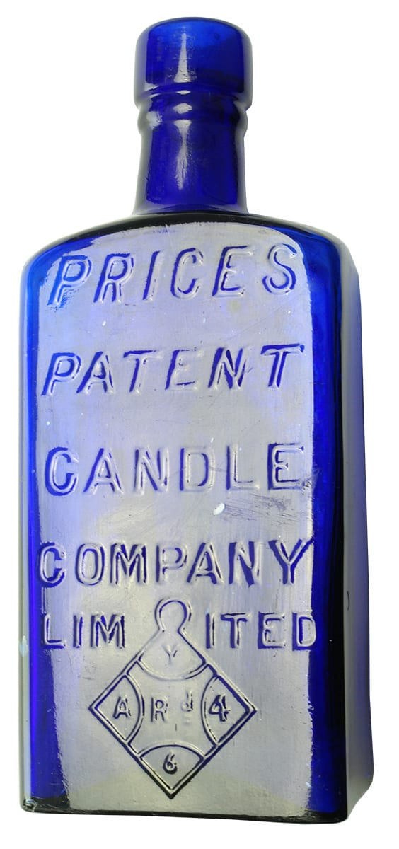 Price's Patent Candle Company Blue Bottle