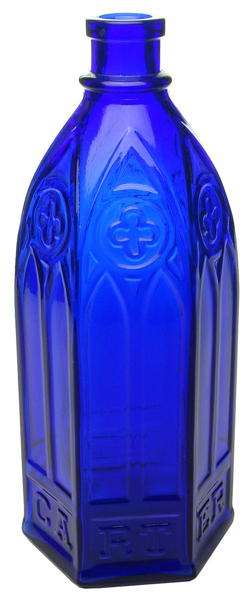 Cobalt Blue Carter's Cathedral Ink Bottle