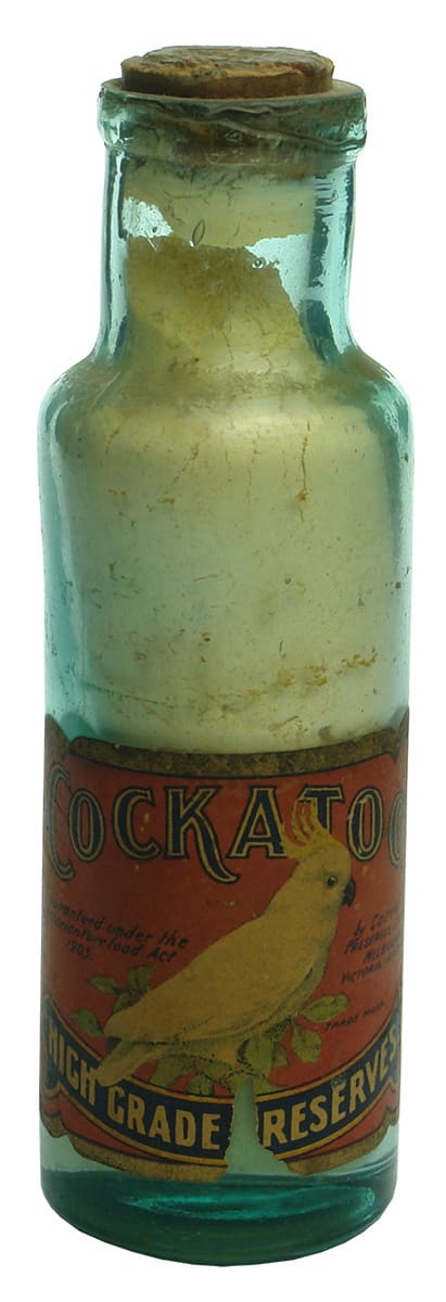 Cockatoo Preserves Limited Melbourne Labelled Jar