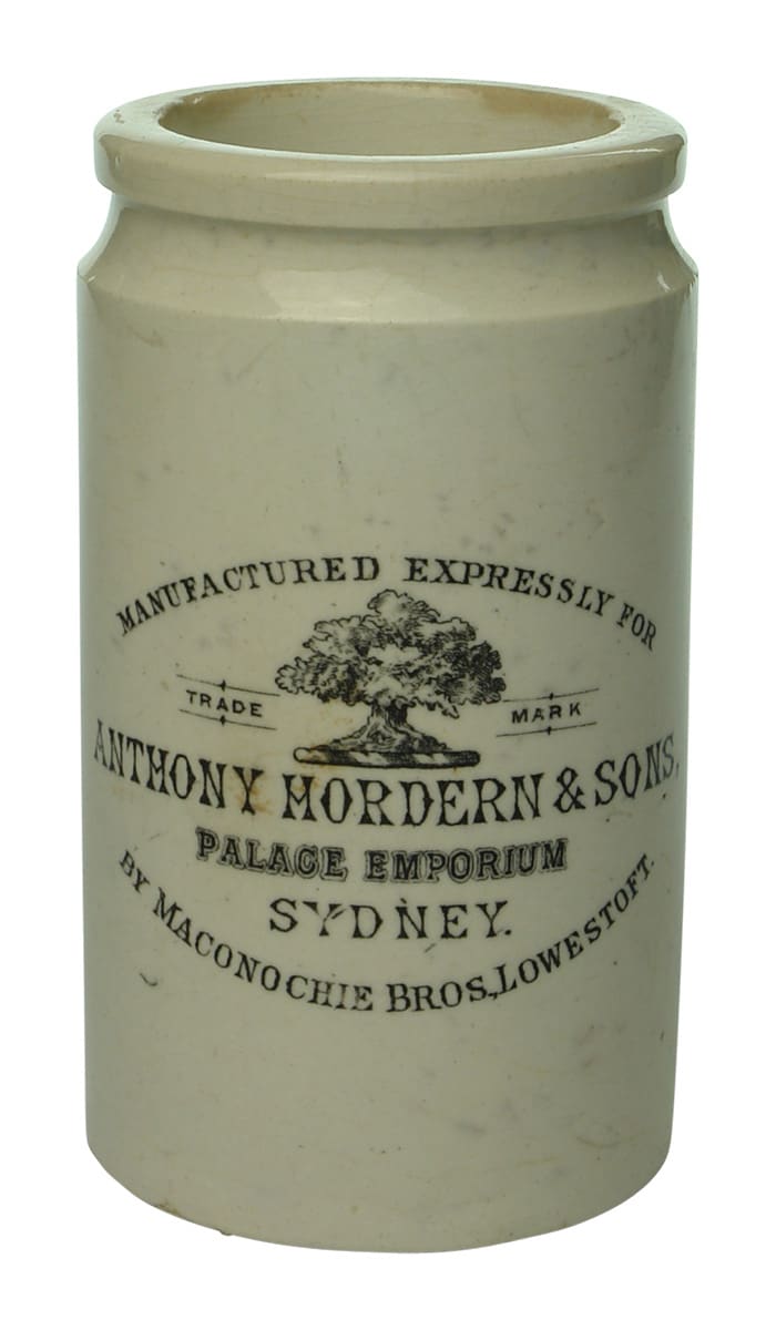 Anthony Hordern Sydney Palace Emporium Jar