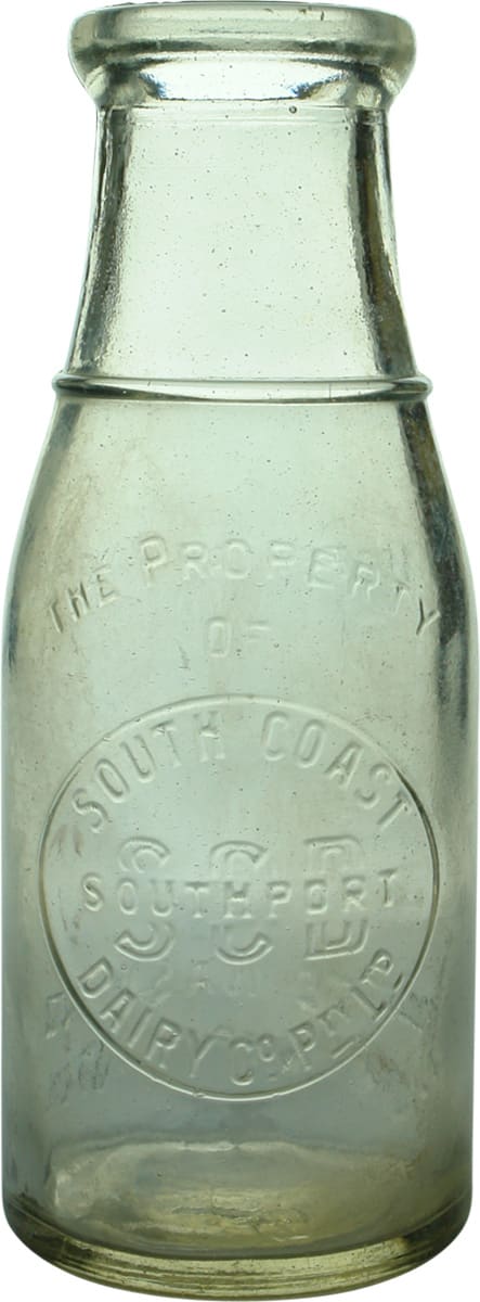 South Coast Dairy Southport Milk Bottle