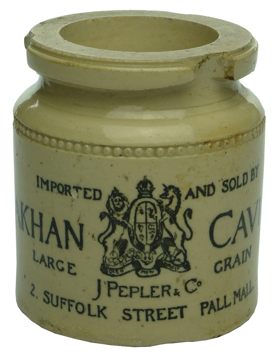 Fersh Astrakhan Caviar Pepier Pall Mall Jar