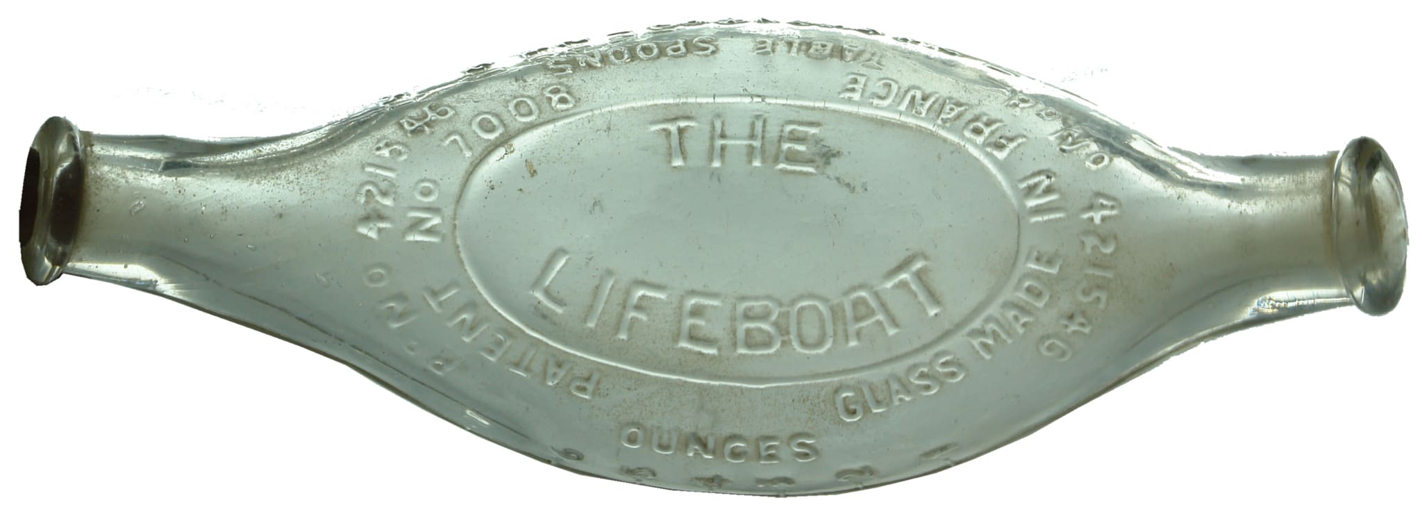 Lifeboat Feeder Glass Bottle