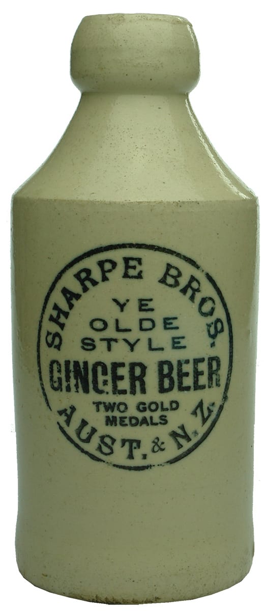 Sharpe Bros Ye Olde Style Ginger Beer Bottle