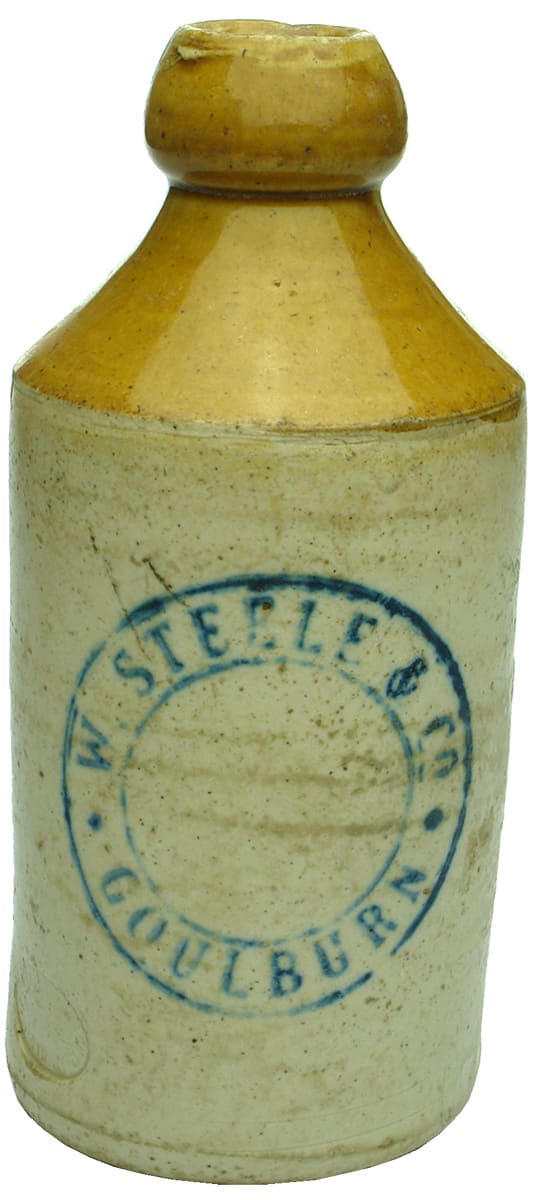 Steele Goulburn Stoneware Ginger Beer Bottle