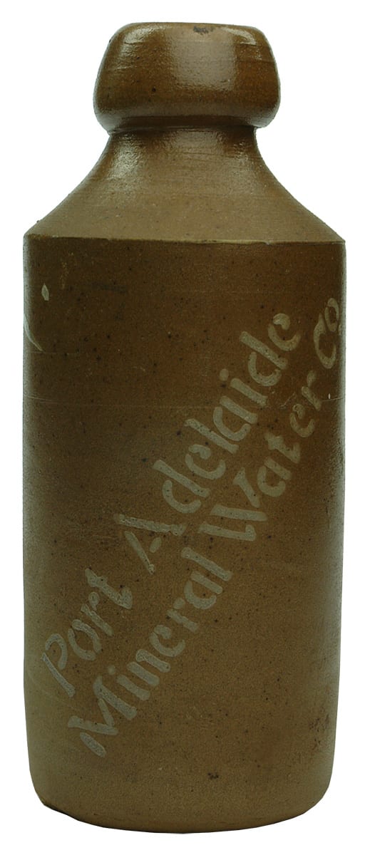 Port Adelaide Mineral Water Stoneware Bottle