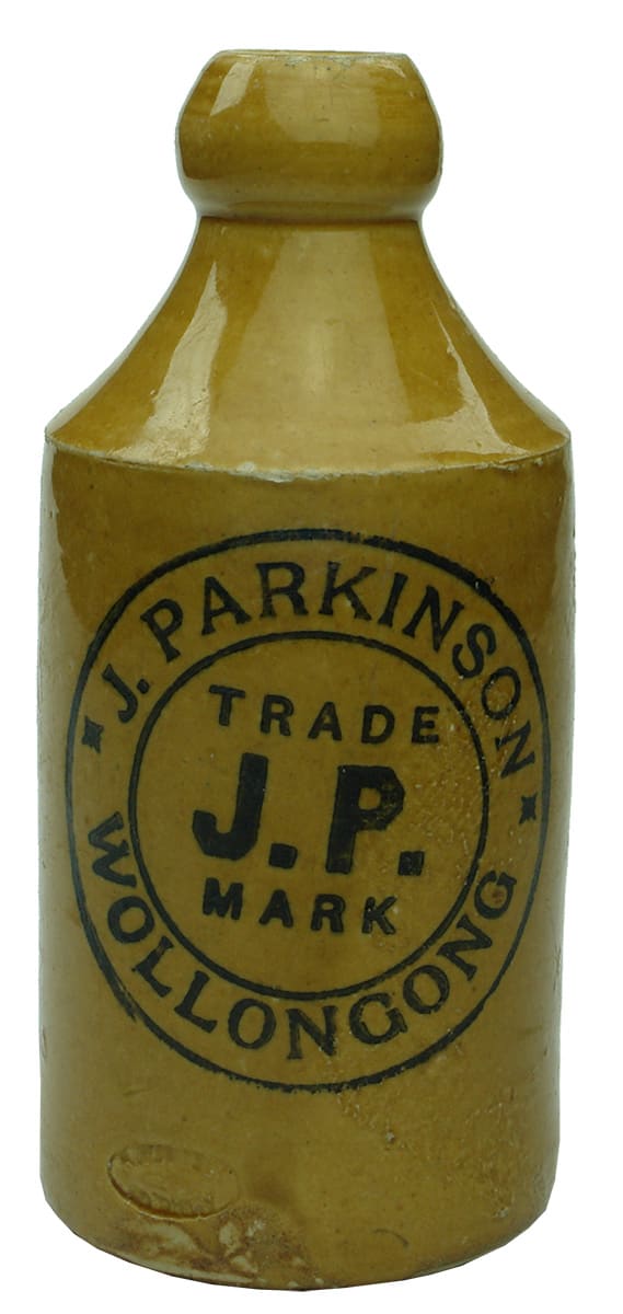 Parkinson Wollongong Stoneware Ginger Beer Bottle