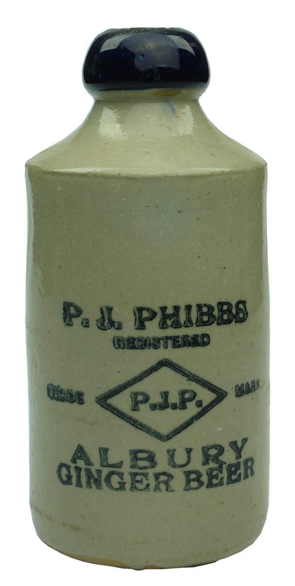 Phibbs Albury Ginger Beer Vintage Bottle