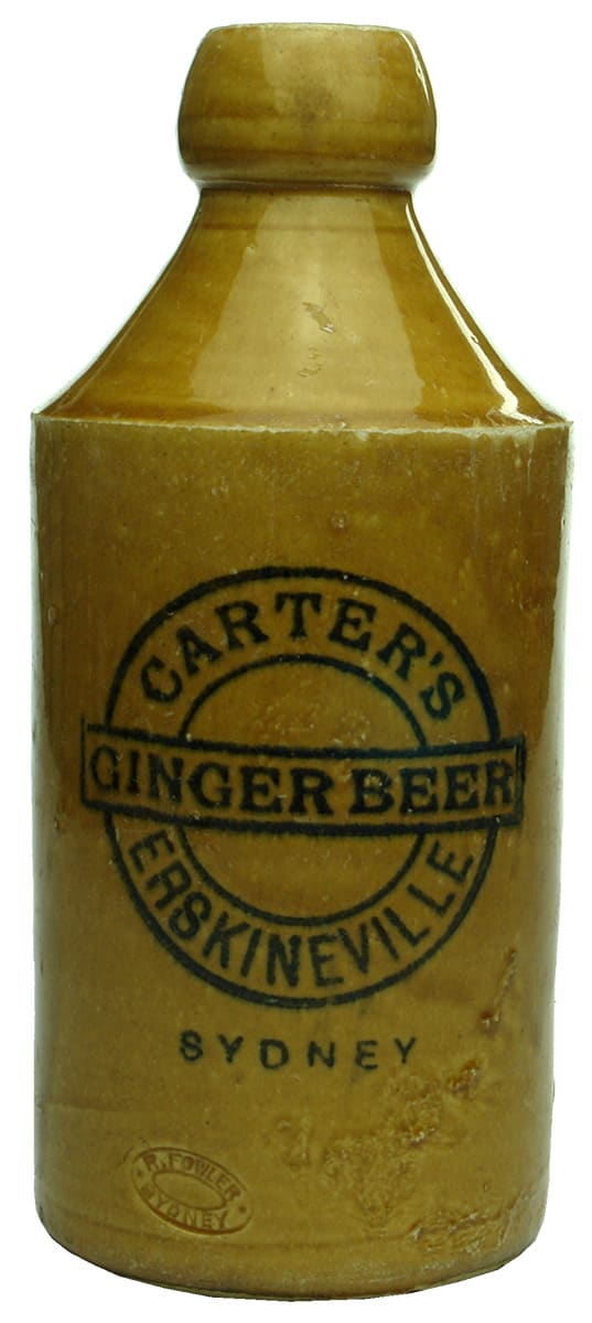 Carters Ginger Beer Erskineville Sydney Bottle