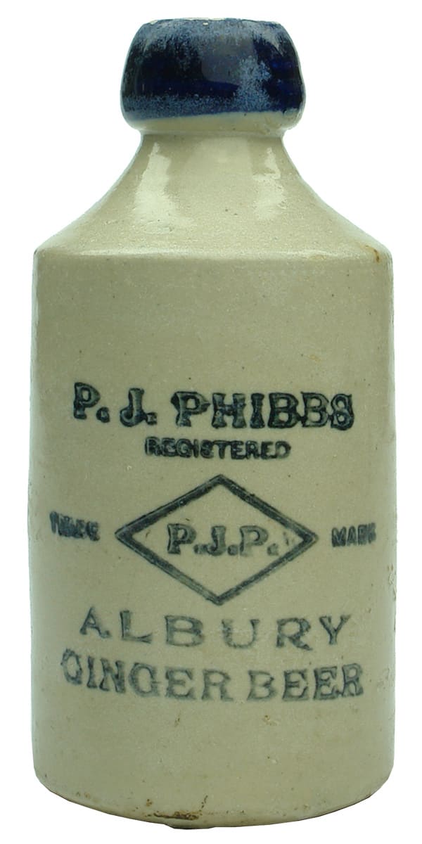 Phibbs Albury Ginger Beer Vintage Bottle