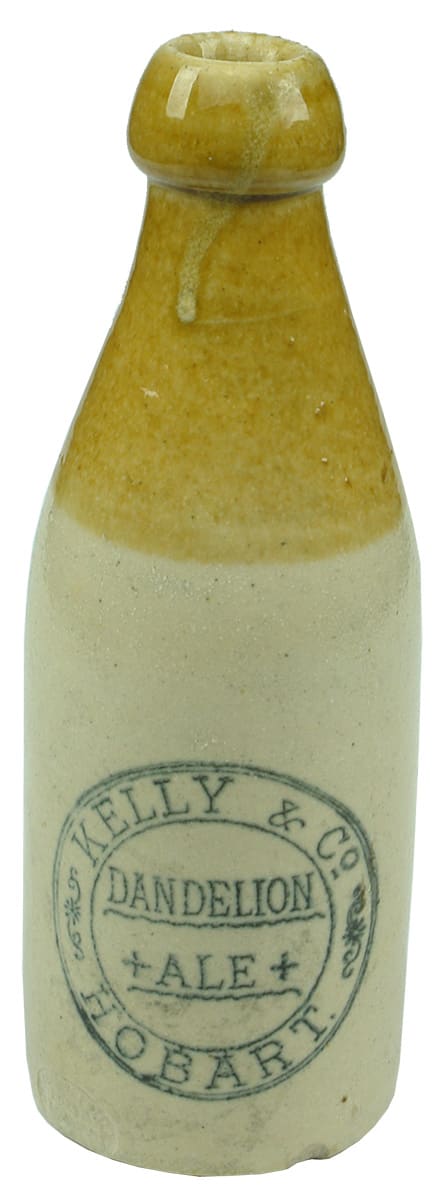 Kelly Dandelion Ale Hobart Pottery Bottle