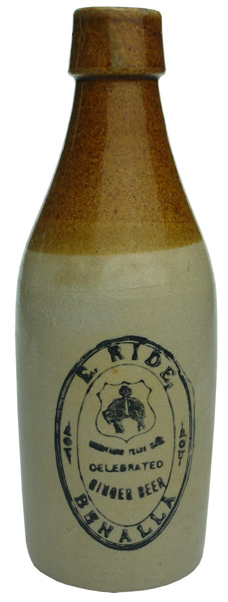 Ride Benalla Sheep Stone Ginger Beer Bottle