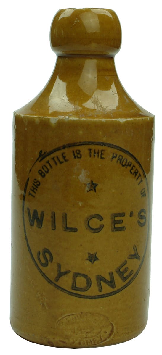Wilce's Sydney Stone Ginger Beer Bottle
