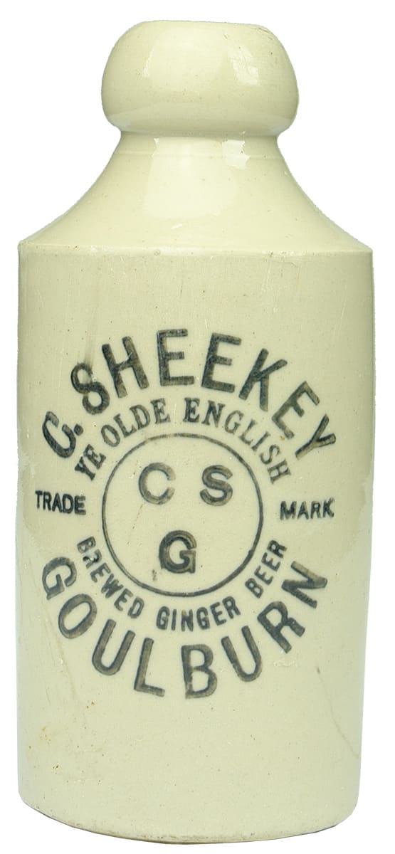 Sheekey Goulburn English Ginger Beer Bottle