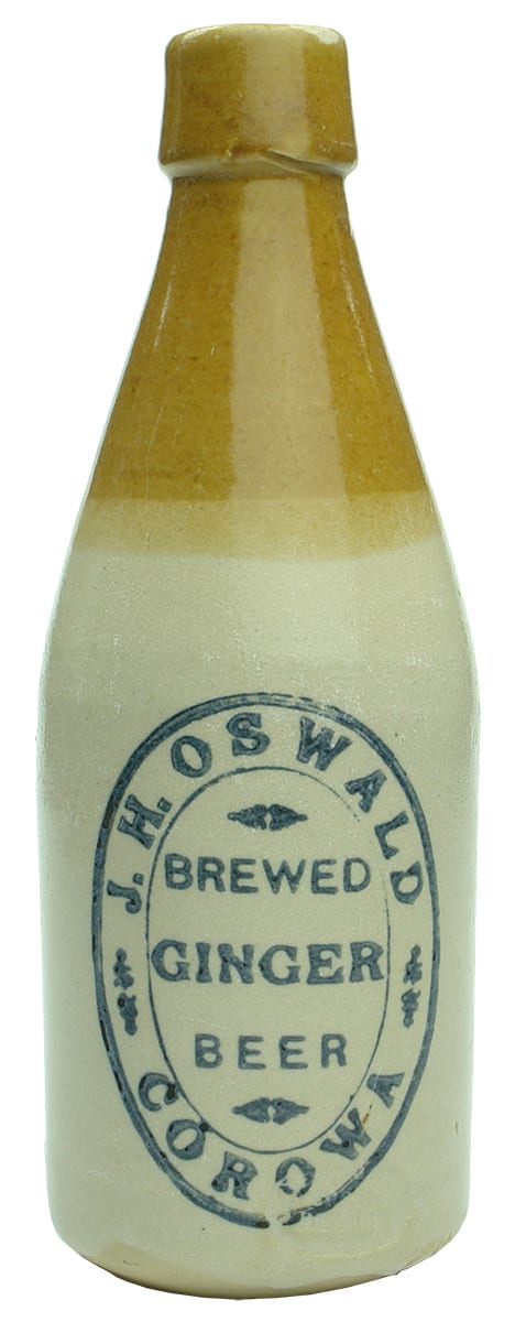 Oswald Brewed Ginger Beer Corowa Bottle